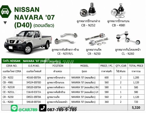 ลูกหมากNAVARA