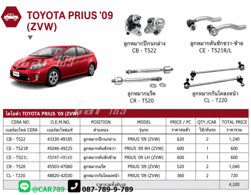 ลูกหมากPRIUS