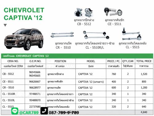ลูกหมากCAPTIVA