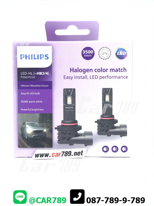 หลอดไฟหน้าLED HB3 HB4