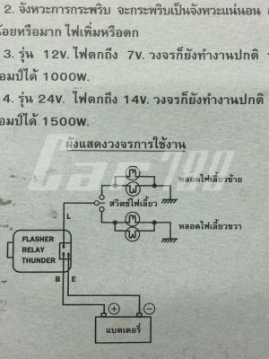 เฟรชเชอร์ไฟเลี้ยว THUNDER